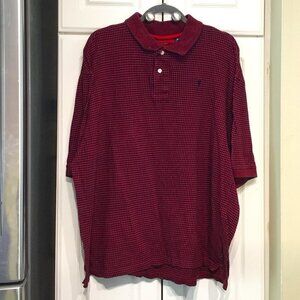 Payne Stewart Legacy Red & Black Check Golf Shirt